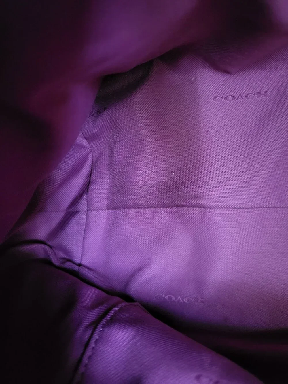 Coach mauve beautiful bag